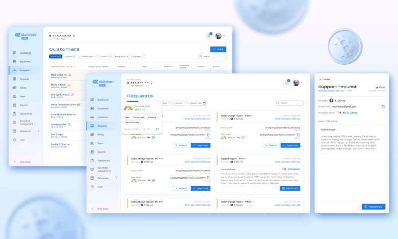 Wezom - EZ Blockchain: Smart Mining Dashboard
