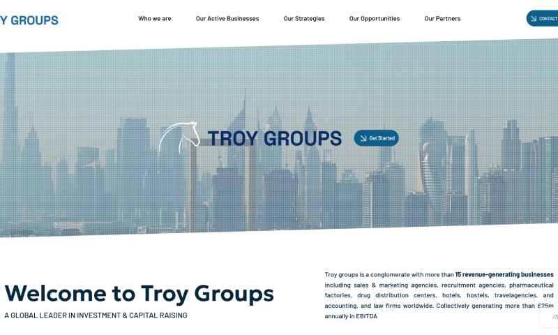 Oramad - Troy Groups Business Website