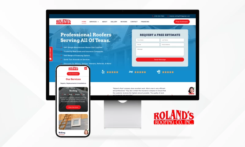 Funnel Boost Media - Roland's Roofing