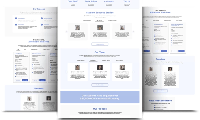 Amikka Learning Website
