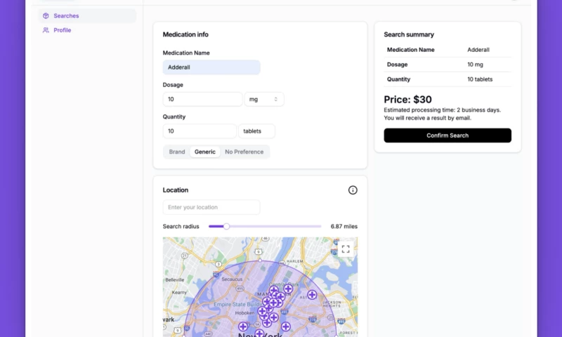 Devstark - AI RX Med Finder (NDA)