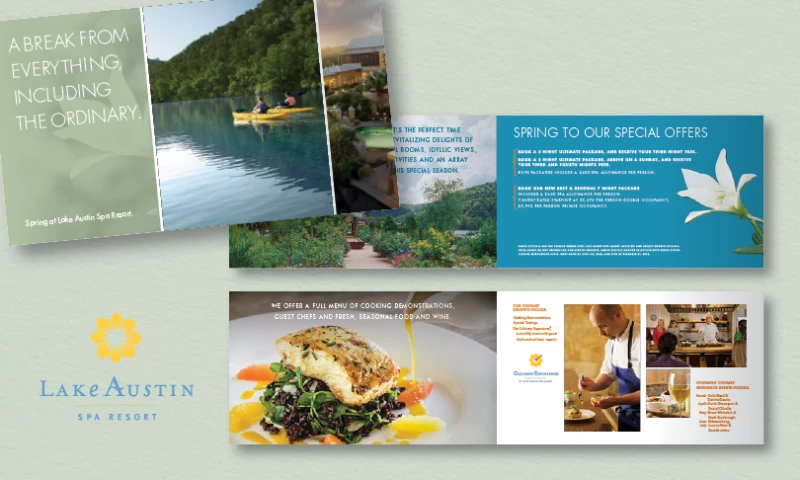 Lake Austin Spa Resort Spring Brochure