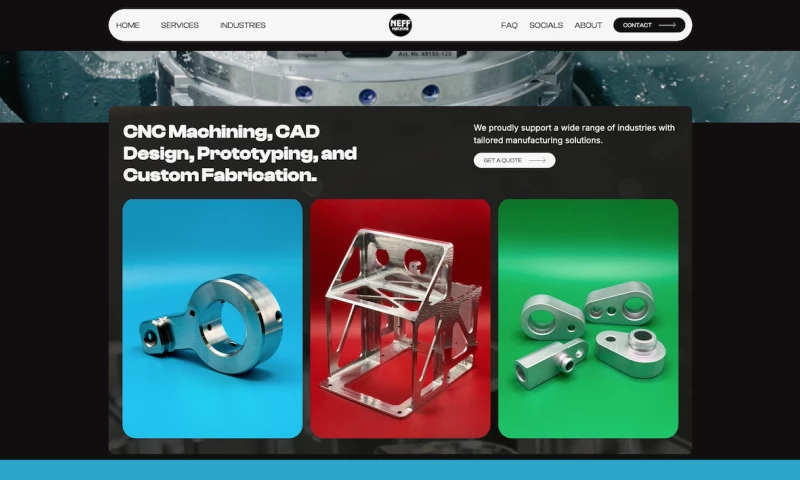 Anacapa Productions - NEFF MACHINE // Website & Rebrand