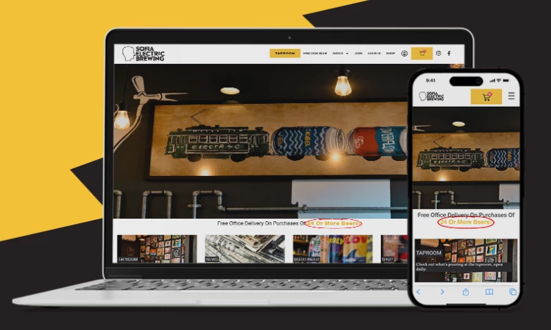 Revamping Sofia Electric Brewing's Online Shop