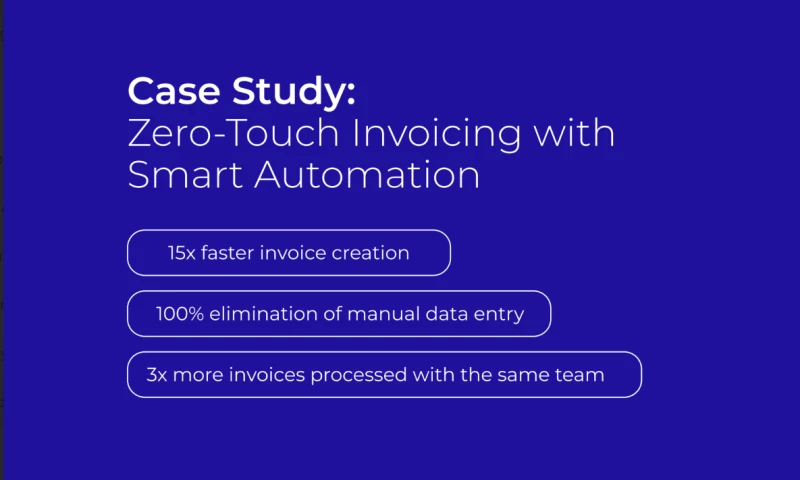 Zero-Touch Invoicing with Smart Automation