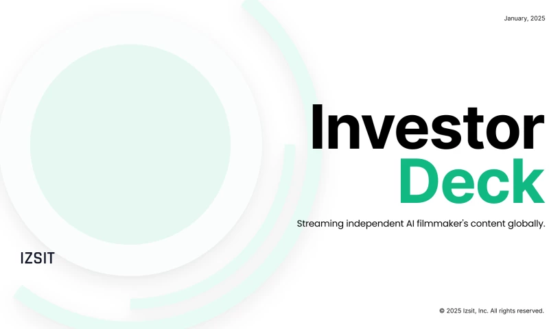 Investor Strategy & Pitch Deck Design for IZSIT