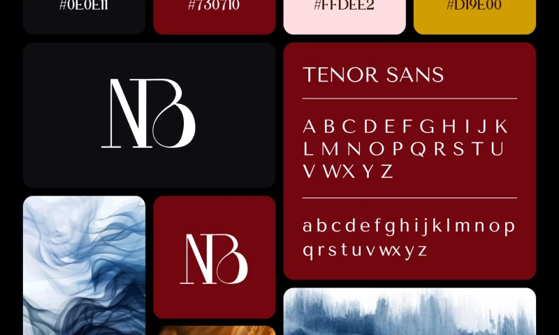 Full branding with printing materials for Artist