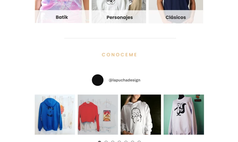eCommerce website design for fashion company