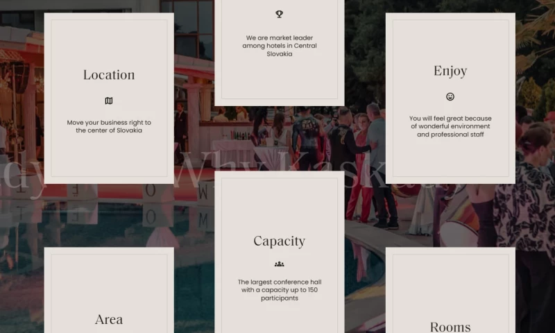 Web App Experience Resort Kaskady