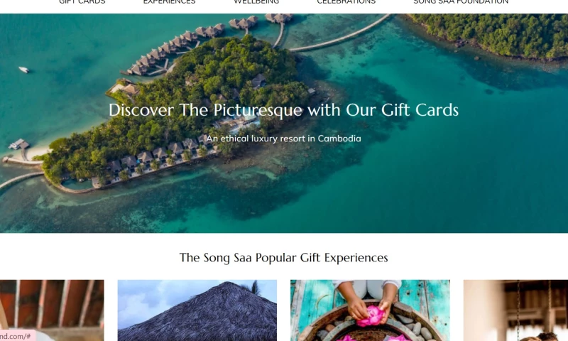 Web Development Project Song Saa Private Island