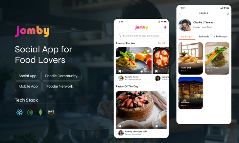 Jomby | Social App for Food Lovers