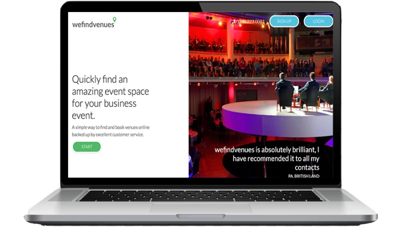 datarockets - WeFindVenues - Venue booking platform in the UK