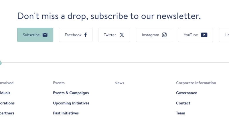 Mission-Driven Shopify Website - One Drop Foundation