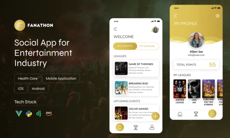 Origami Studios - Fanathon I Social App for Entertainment Industry