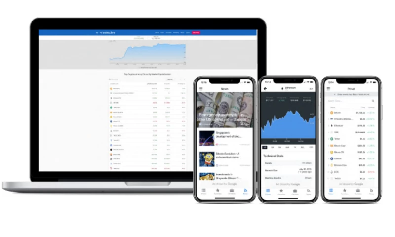 Coins.live - Free crypto portfolio tracker