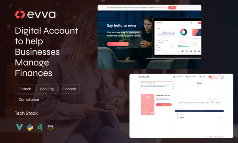 EVVA Financial I Digital Banking for Entrepreneurs