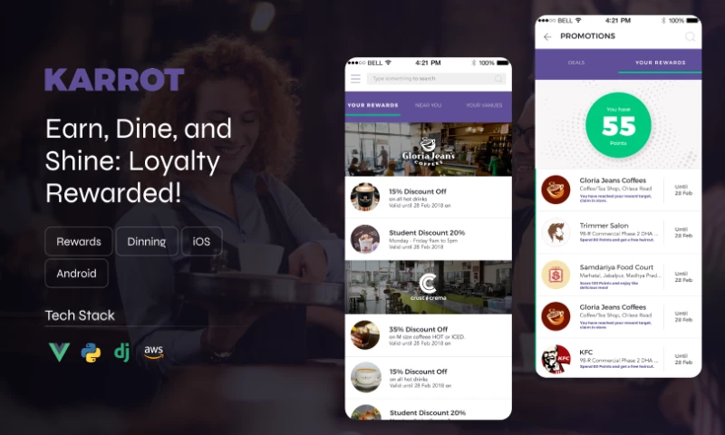 Origami Studios - Karrot | Rewards & Loyalty Program for Food Lovers