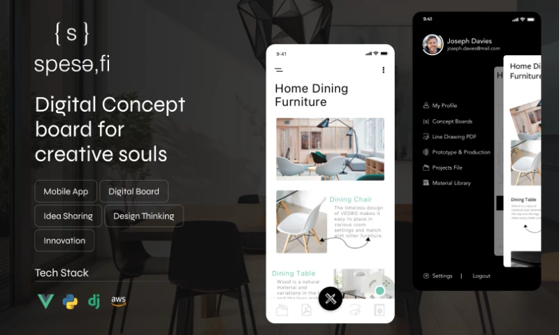 Origami Studios - Spesefi | Digital Concept Board for Creative Souls