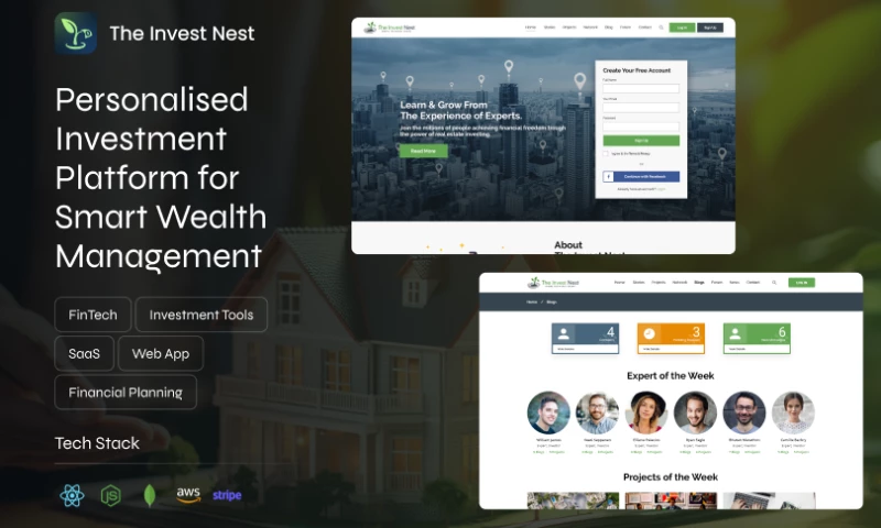 InvestNest | Real Estate Listing Website