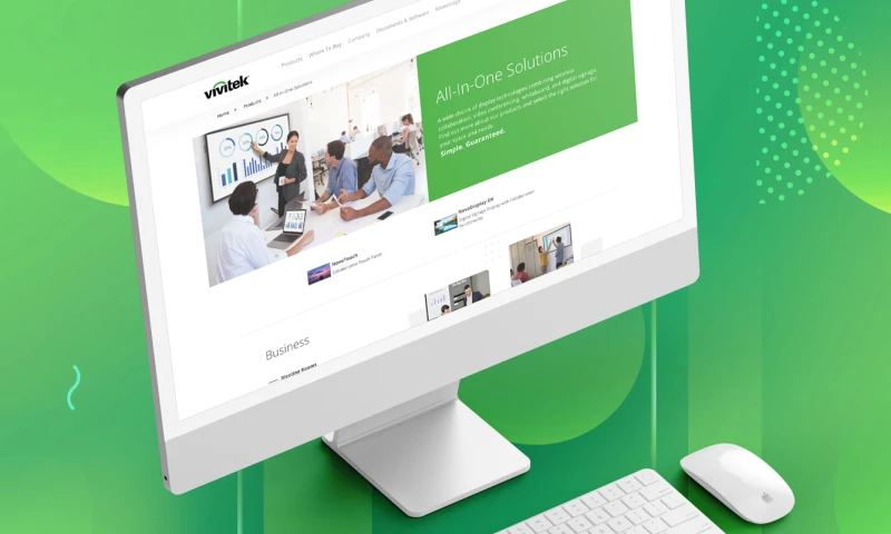 Osom Studio - Vivitek website