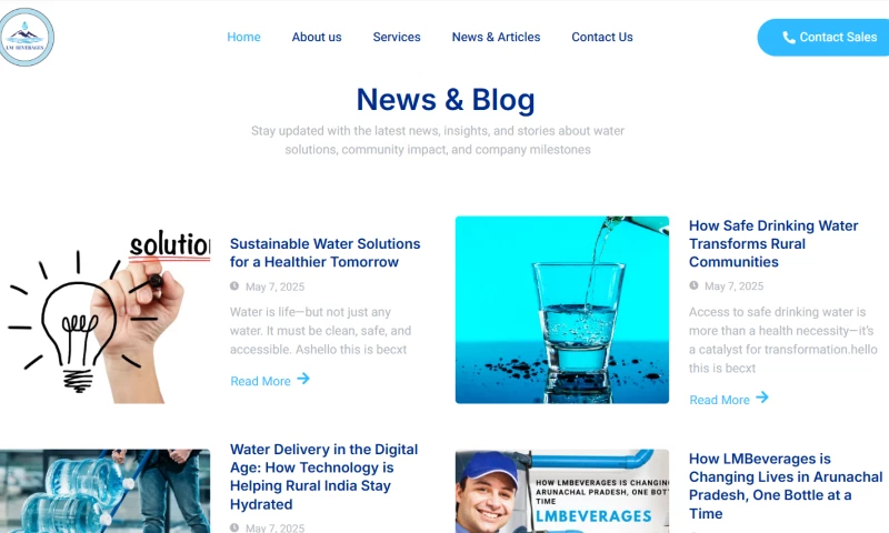 Probey Services - WordPress Website Development - LM Beverages