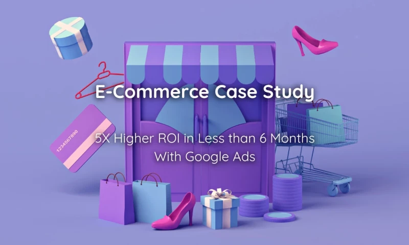 Google Ads E-commerce Case Study: 5X Higher ROI in Less than 6 Months