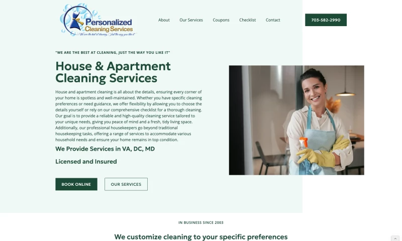 Personalized Cleaning Services