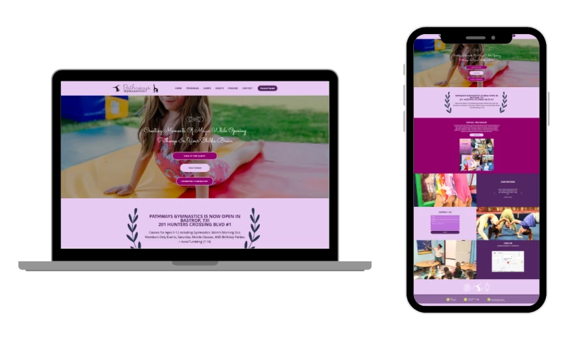 Gymnastics Studio Website