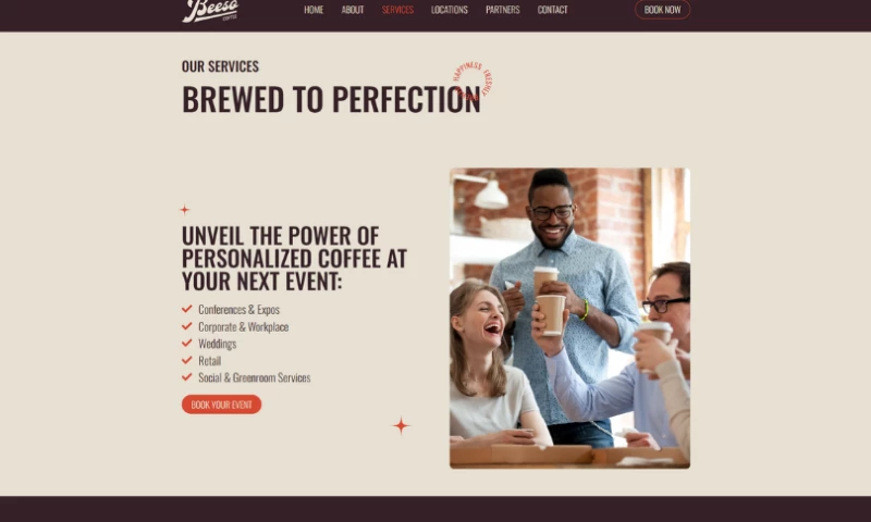 Beeso Coffee Digital Marketing & SEO Growth