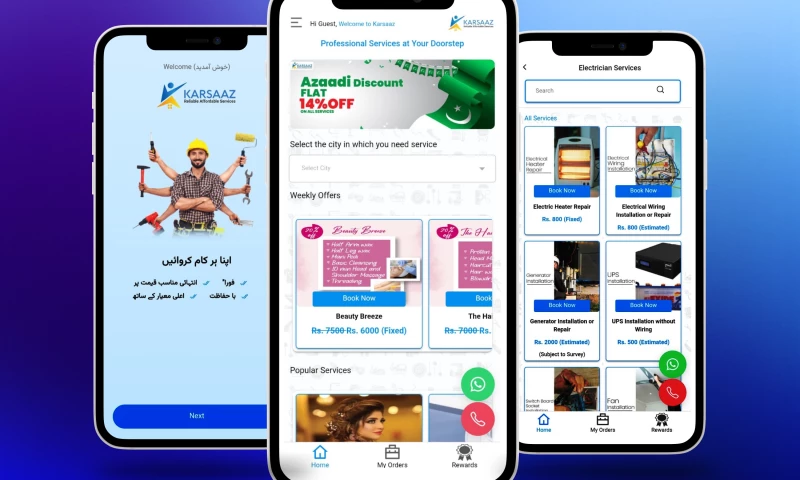 Home Services app | Mobile App Development | Android App | Ios App