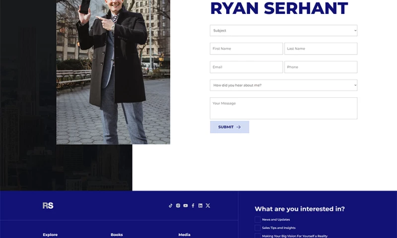 Hungry Ram Web Design - Ryan Serhant