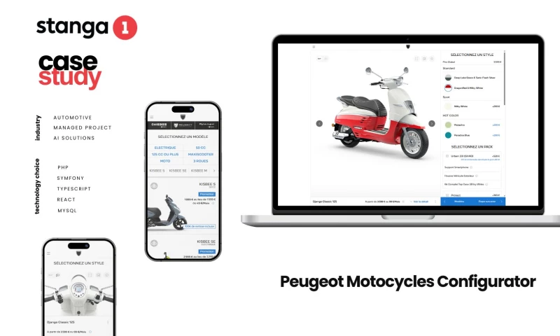 Peugeot Motocycles Configurator
