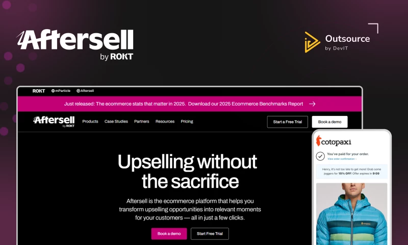 AfterSell Post Purchase Upsell | Shopify App | Built for Shopify Badge