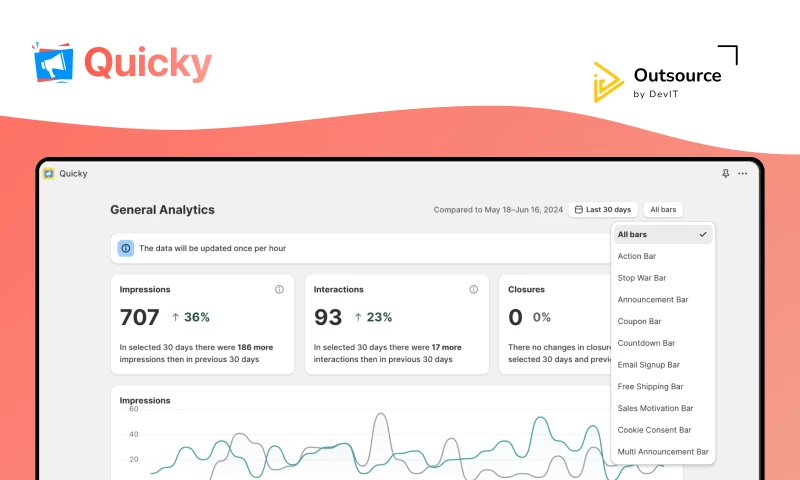 DevIT - Quicky Trending Bars & Banners
