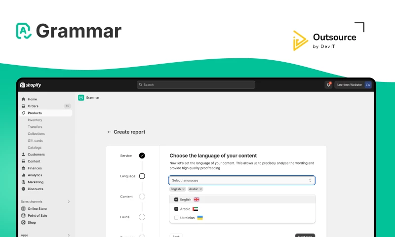 DevIT - Grammar Content Assistant