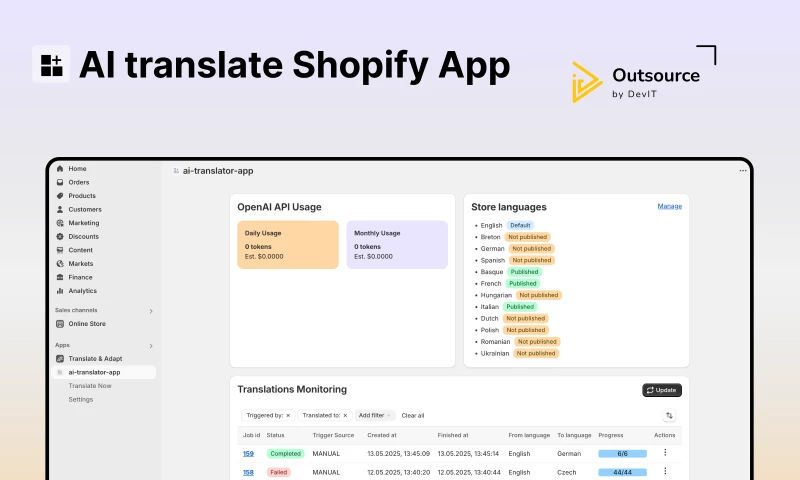 AI Translate Shopify App