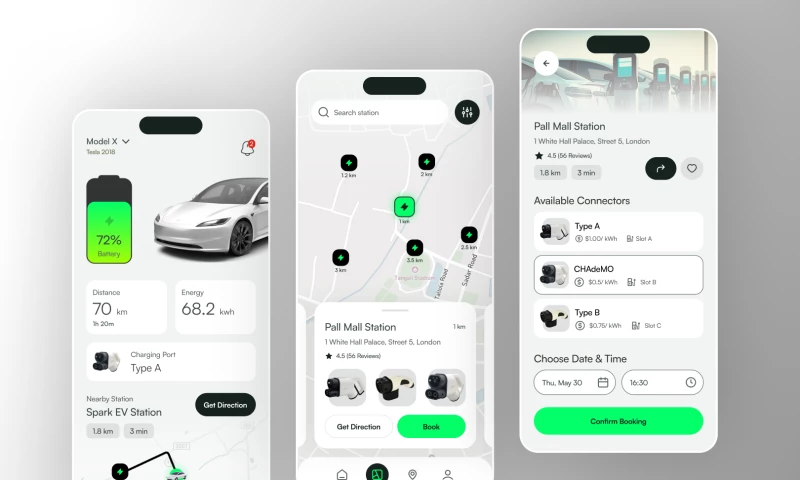Usarion - EV Charging Station Finder and Booking App