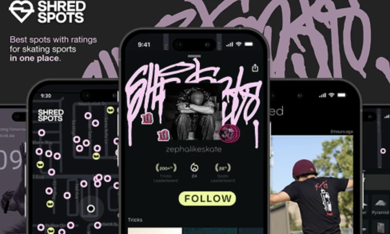 ShredSpots | Mobile app built for skaters, by skaters
