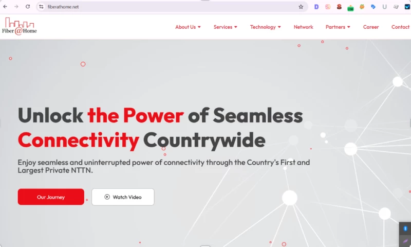 Visual i BD - Website Development - Fiber@Home