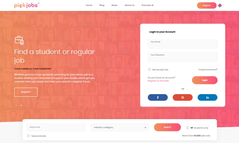 ELEK+RIK - Job Search Platform Web & Mobile App Development