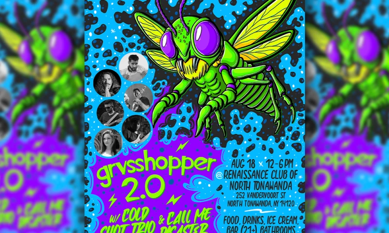 North Tonawanda Porchfest 2024 Concert and QR Code Poster