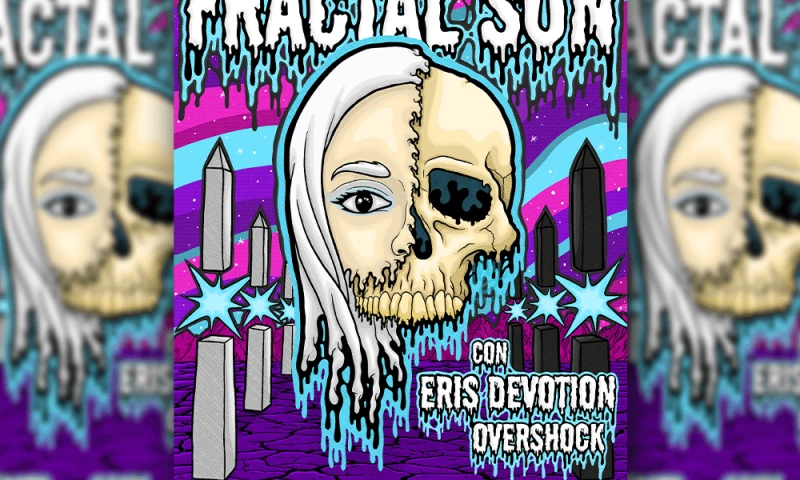 Case Study: Fractal Sun Fan Concert Poster - Costa Rica 2025
