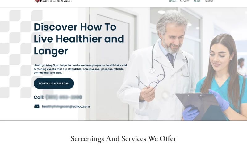 Digitsbits - Website Development For A Clinic