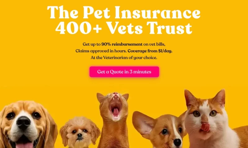 Vets Choice - Website for a Pet Insurance Company