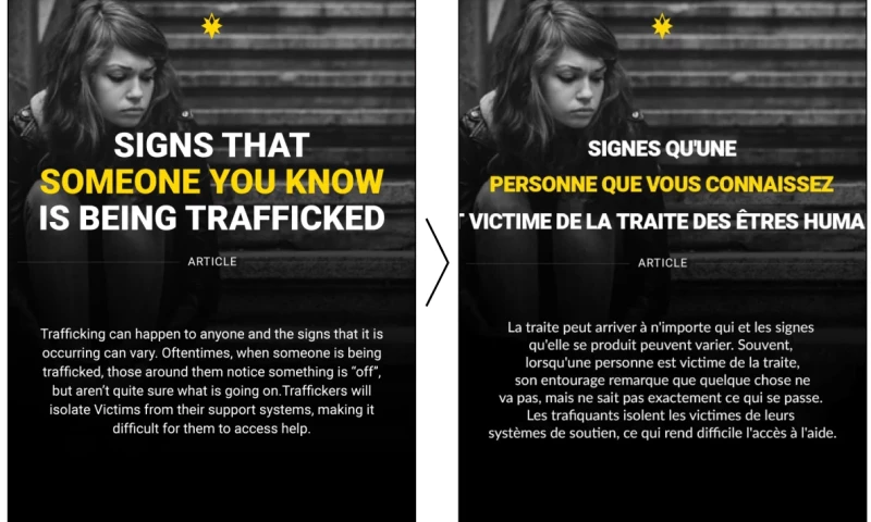 Materials for victims of sexual abuse