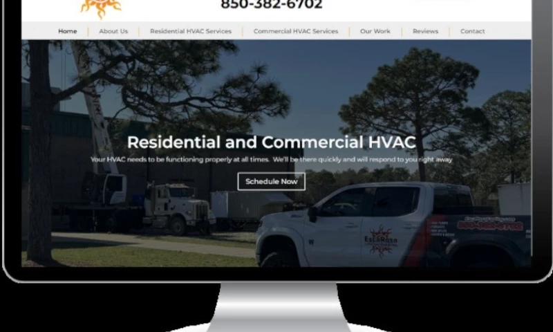 DigitalEffex Marketing & Web Design - EscaRosa Cooling & Heating