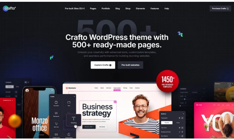 LinkSture Technologies PVT LTD - Crafto - AI-Powered Multipurpose WordPress Theme