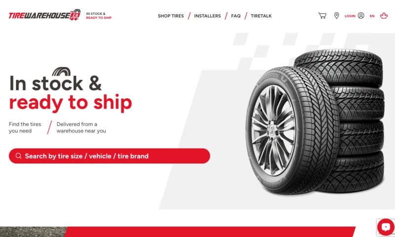 True Market - Tire Warehouse Website