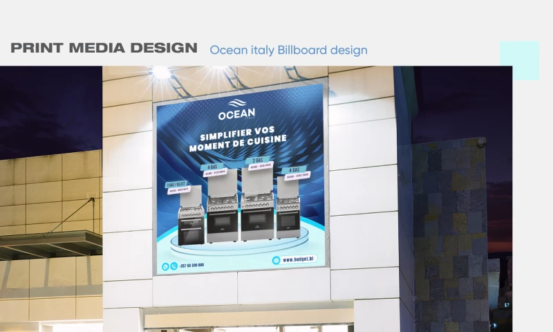 Ocean Italy & SW Fragrances Billboard Design