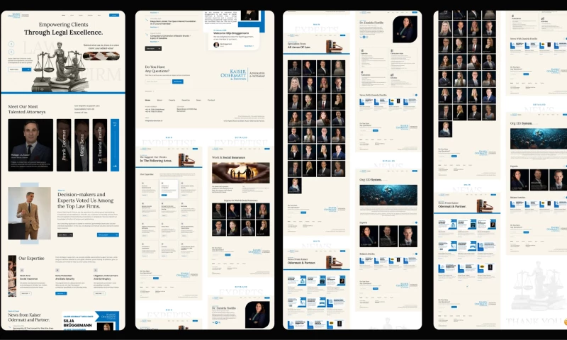 Kaiser Odermatt & Partner Law Firm Website Design